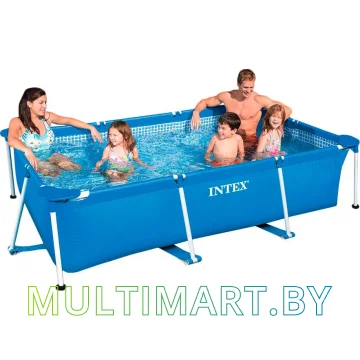Каркасный бассейн Intex Rectangular Frame 220х150х60 (58983/28270)